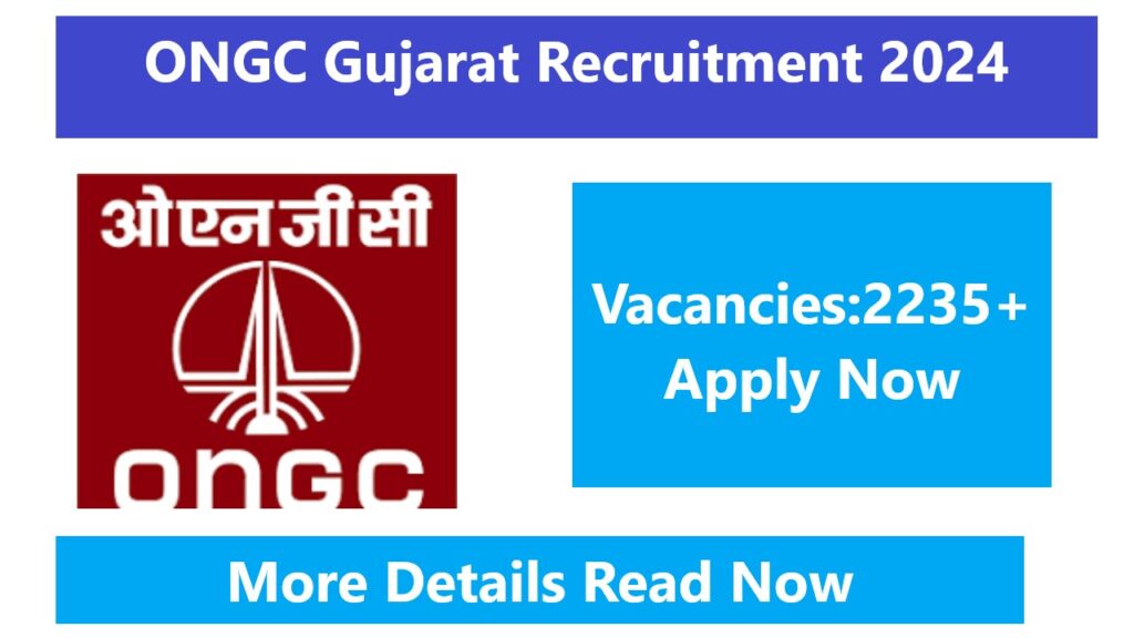 ONGC Gujarat Recruitment 2024